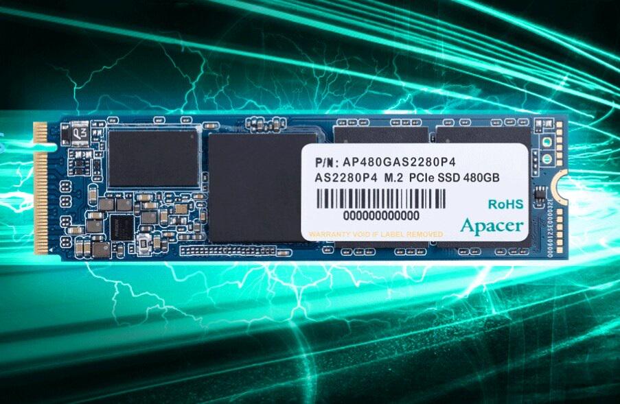 SSD-диск Apacer AS2280P4 512 Гб M.2 2280 PCIe 3.0 x4 3D TLC (AP512GAS2280P4-1) - фото 2 SSD-диск Apacer AS2280P4 512 Гб M.2 2280 PCIe 3.0 x4 3D TLC (AP512GAS2280P4-1) - фото 2