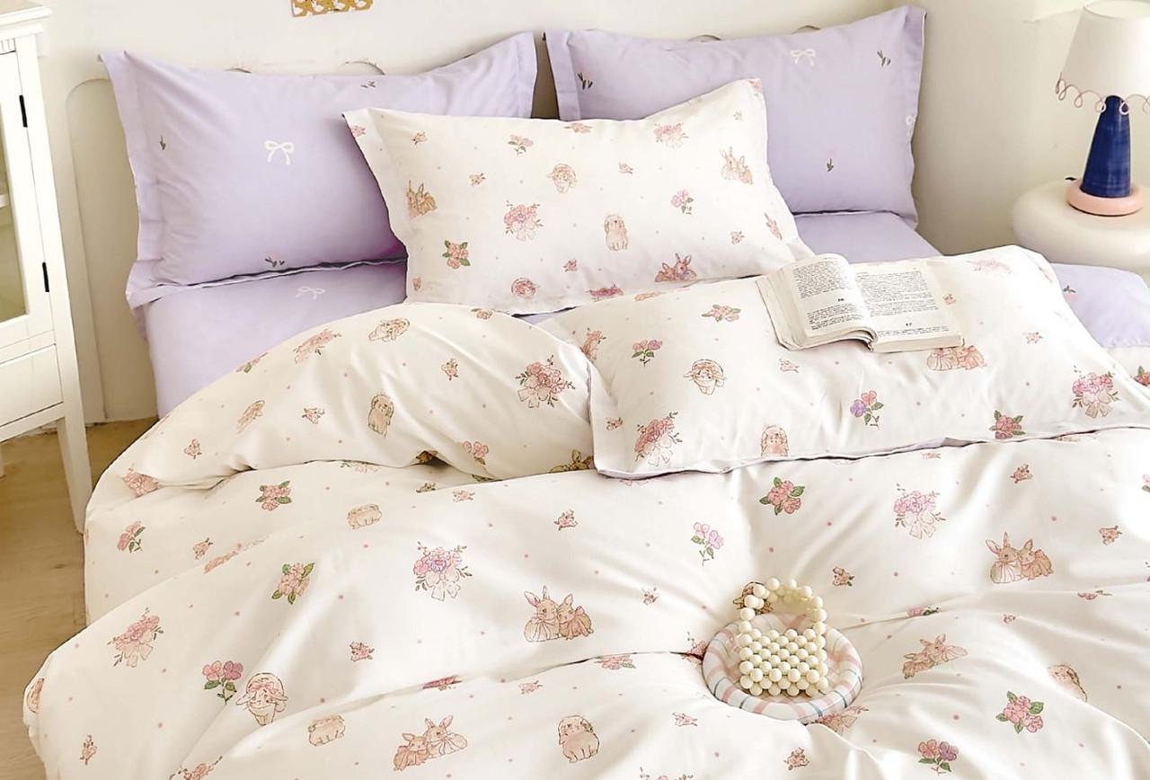 Постельное белье для младенцев Viluta 804 сатин твил с простыней на резинке (32065637)