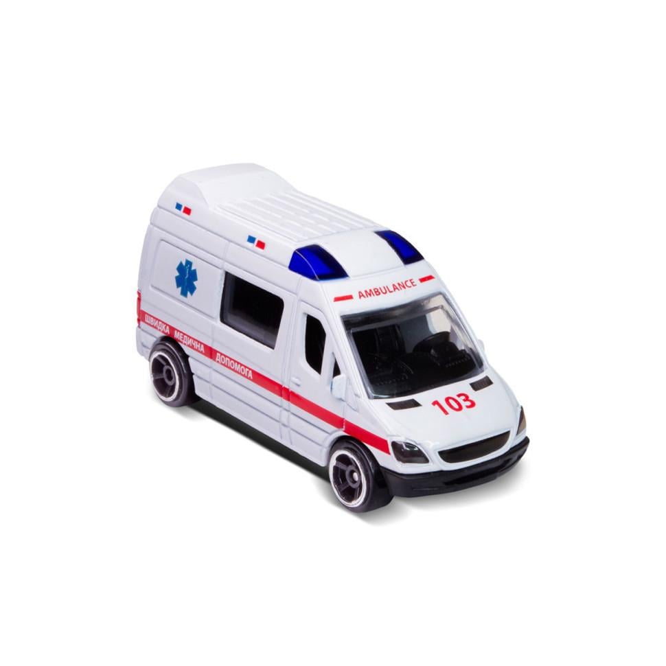 Игрушечная машинка TechnoDrive 250421CG-3 Скорая помощь 1:64 (2990438427)