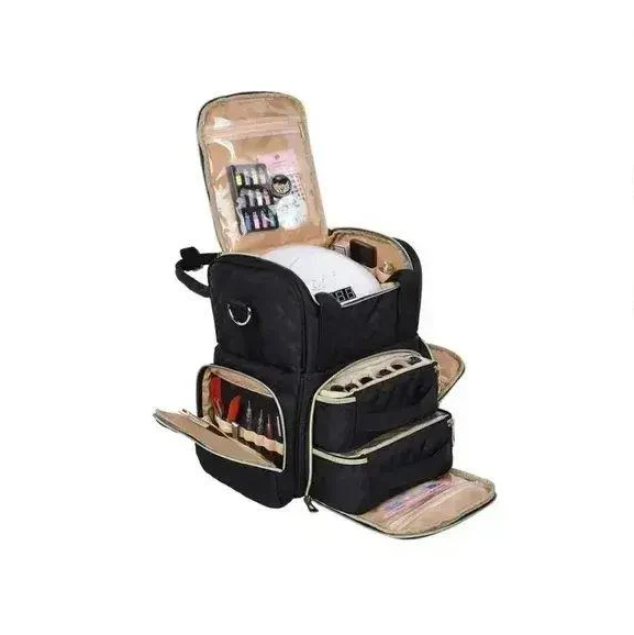 Сумка-органайзер для косметики 40x30x40 см нейлоновая с застежкой молнией Черный