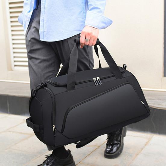 Спортивна сумка з плечовим ременем для спорту 57x26x30 см Чорний (CZYP-751B) - фото 5 Спортивна сумка з плечовим ременем для спорту 57x26x30 см Чорний (CZYP-751B) - фото 5