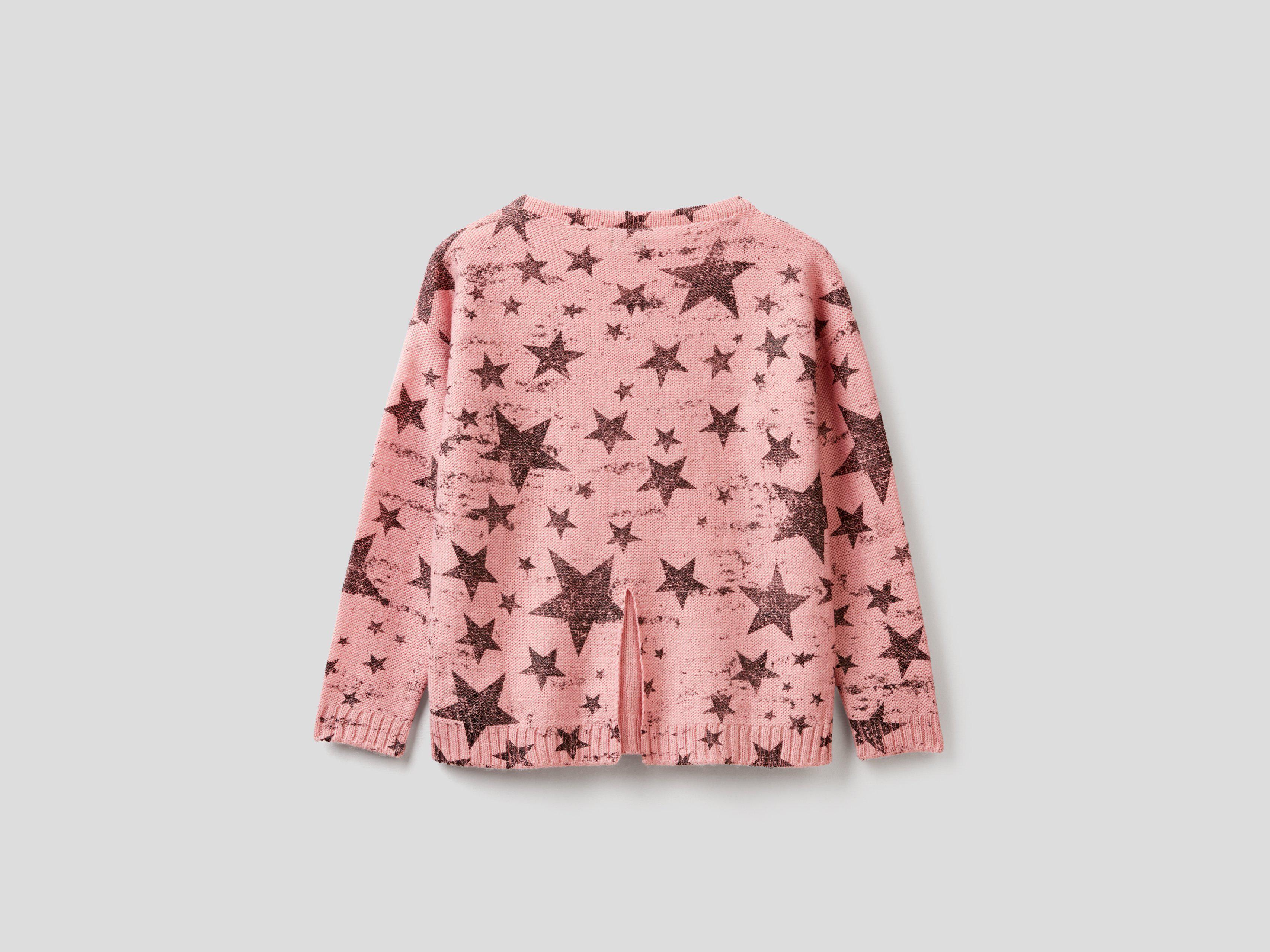 Светр дитячий Benetton XL Рожевий (1076c1098.g) - фото 3 Светр дитячий Benetton XL Рожевий (1076c1098.g) - фото 3