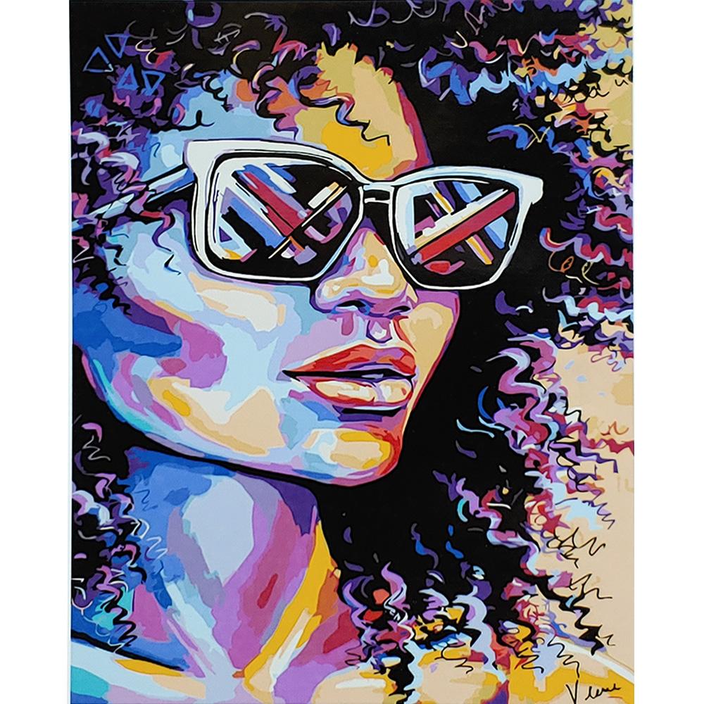 Картина по номерам Strateg Премиум Экзотическая девушка 40x50 см (SY6872)