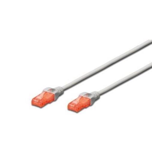 Кабель мережевий Digitus Cat. 6 U-UTP 1 м Сірий (620675)