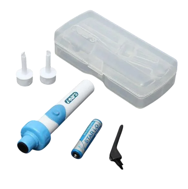 Прилад для чищення вух C-ears Painless Electric електричний для дітей та дорослих 2 насадки Білий (72224МХ)