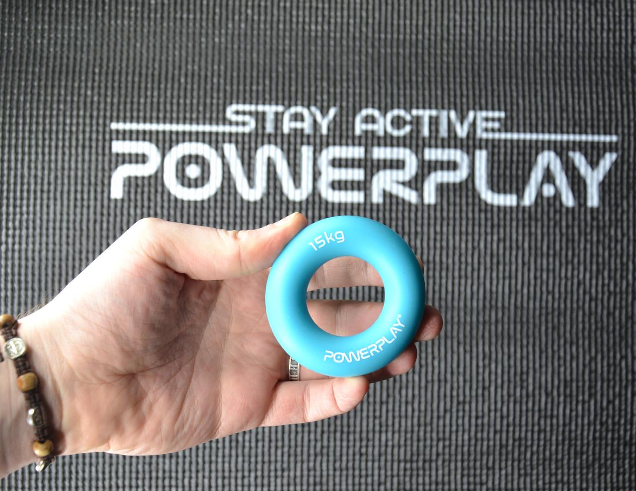 Эспандер кистевой силиконовый PowerPlay PP-4324 Hand Grip Ring Light 15 кг Голубой (A-012897) - фото 10 Эспандер кистевой силиконовый PowerPlay PP-4324 Hand Grip Ring Light 15 кг Голубой (A-012897) - фото 10