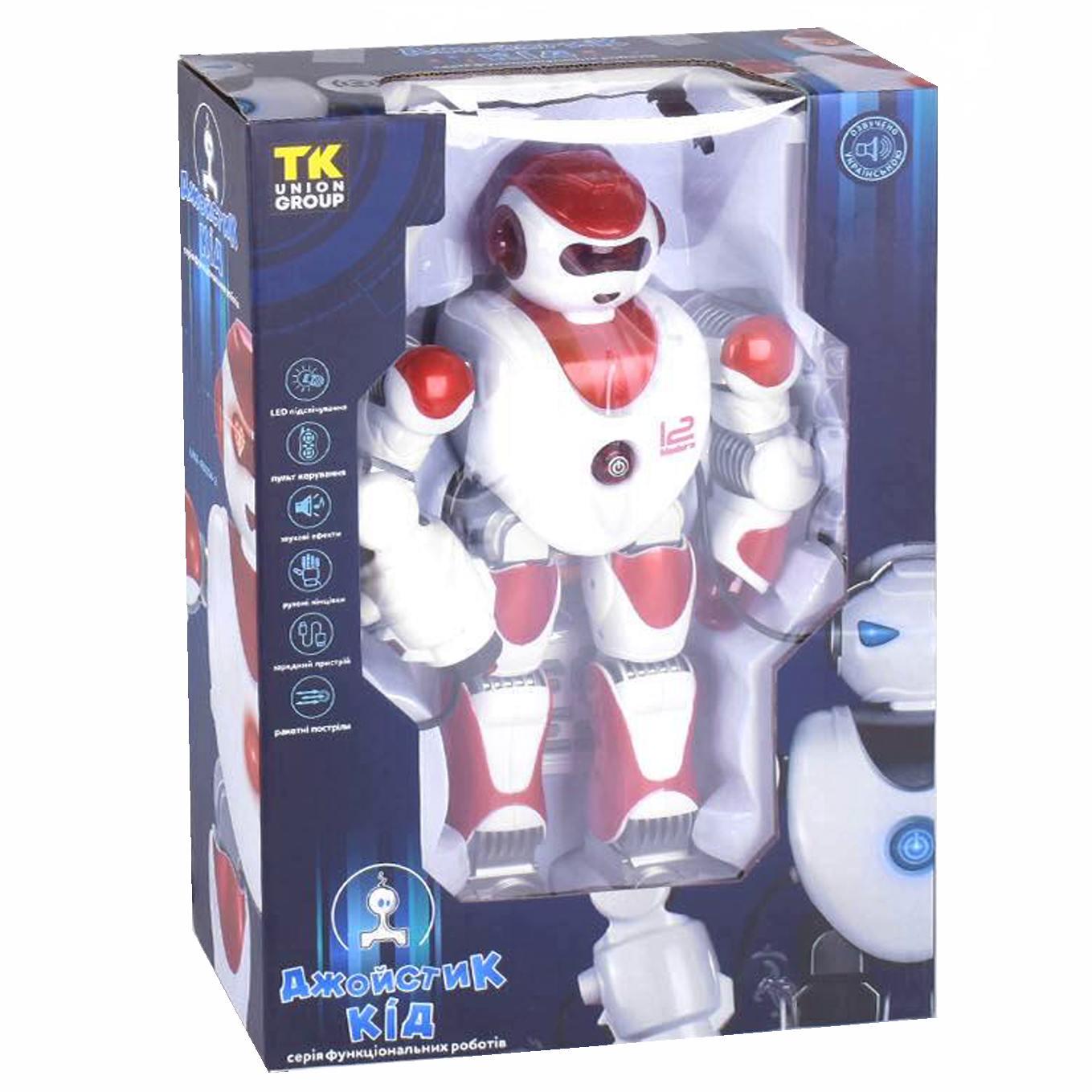 Робот на радиоуправлении TK Union Group 28 функций музыкальный Белый/Красный (058160) - фото 5