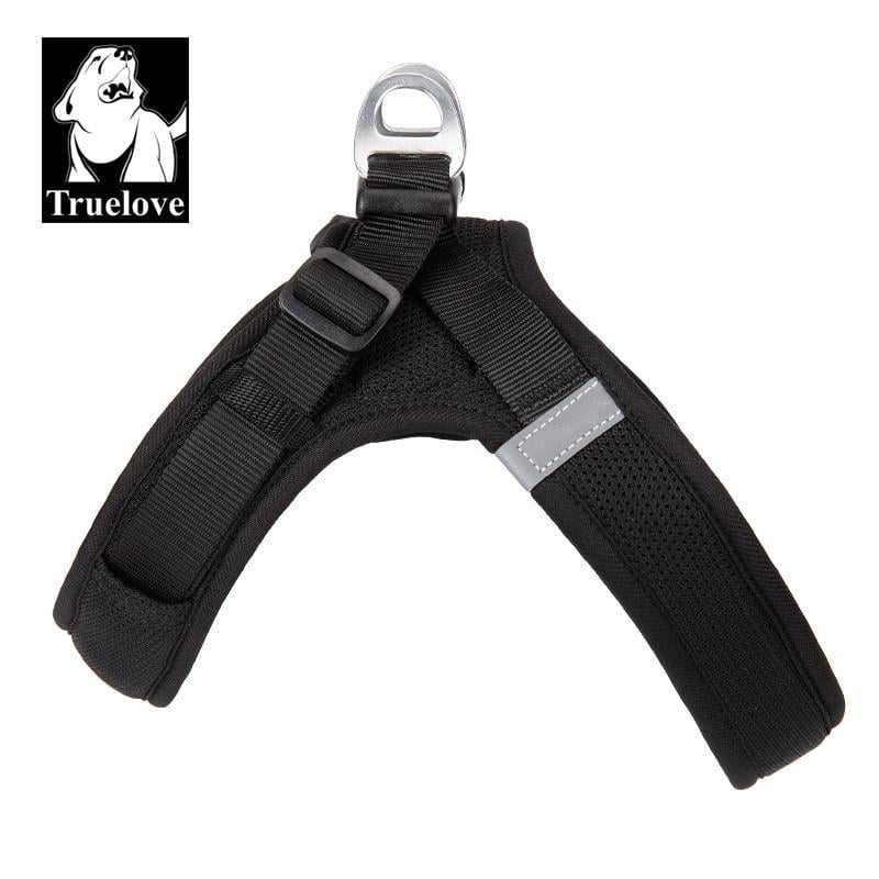 Шлея для собак Truelove TLH3013 регулируемая светоотражающая нейлоновая XS 38-45 см Черный (2092134557) - фото 2 Шлея для собак Truelove TLH3013 регулируемая светоотражающая нейлоновая XS 38-45 см Черный (2092134557) - фото 2