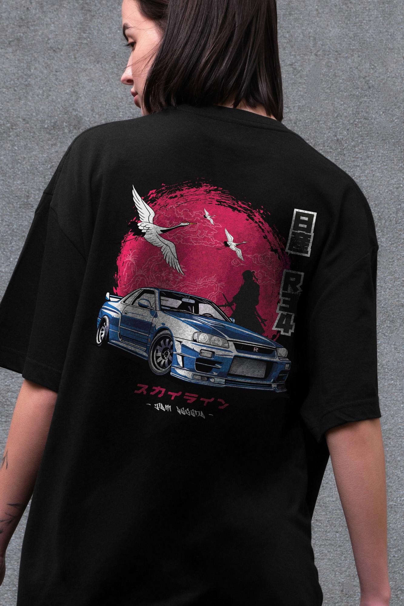 Футболка женская Without с принтом Skyline оверсайз S/M Black (S8049503) - фото 2 Футболка женская Without с принтом Skyline оверсайз S/M Black (S8049503) - фото 2