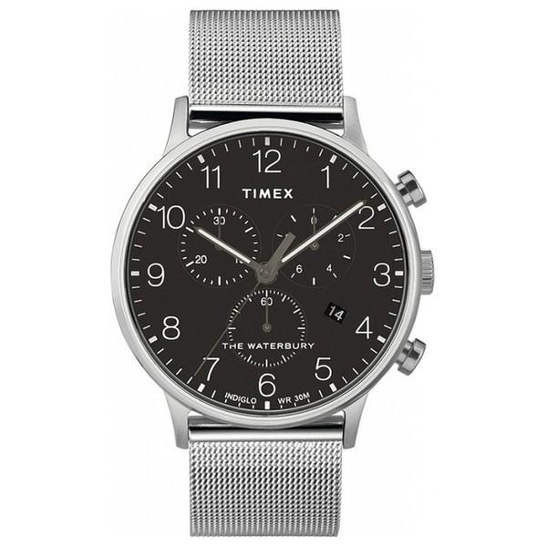 Наручные часы мужские Timex Waterbury Classic Chrono кварцевые Silver (Tx2t36600) - фото 2