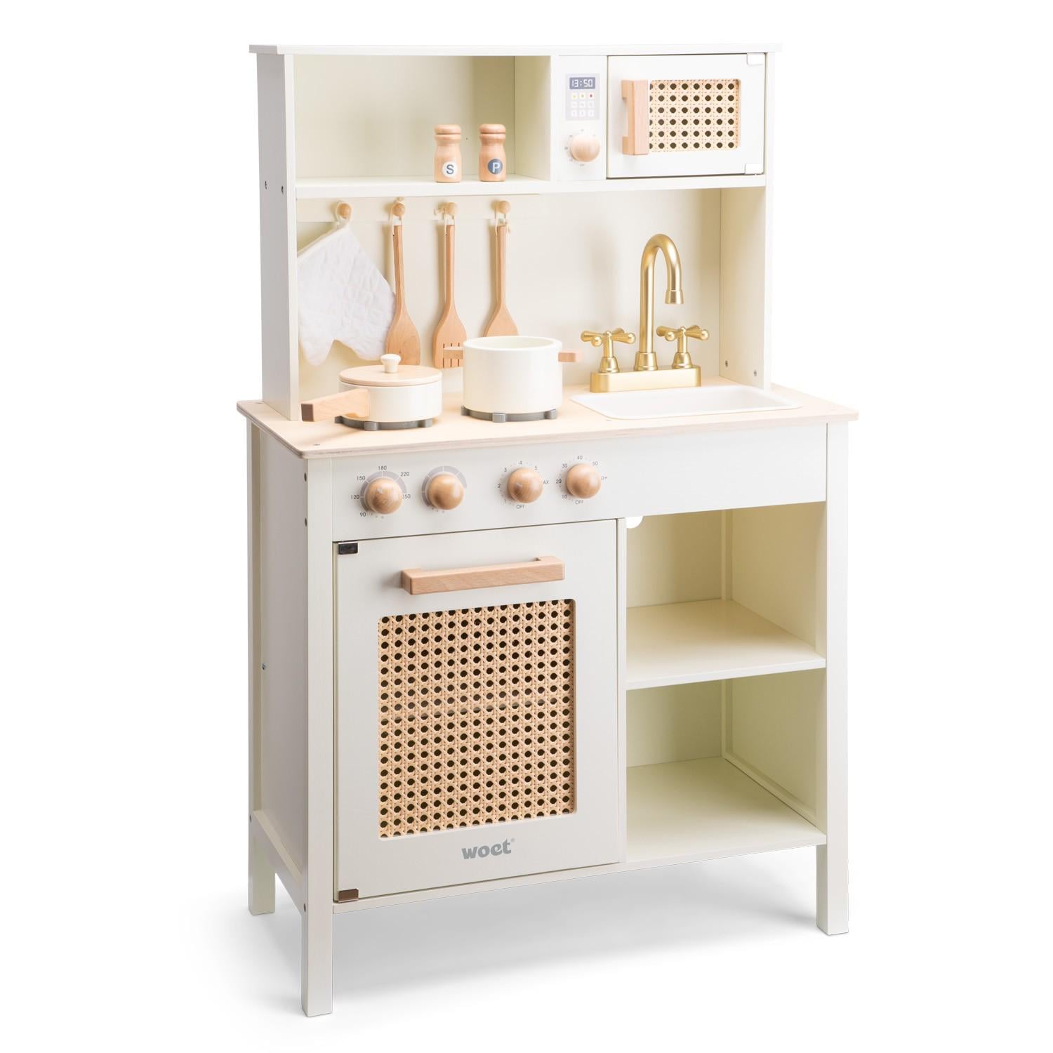 Игровой набор New Classic Toys Мини кухня ротанг 60x31x93 см