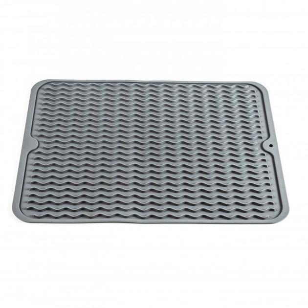 Коврик для сушки мокрой посуды Stenson R97260 40х45 см Серый (27457131)