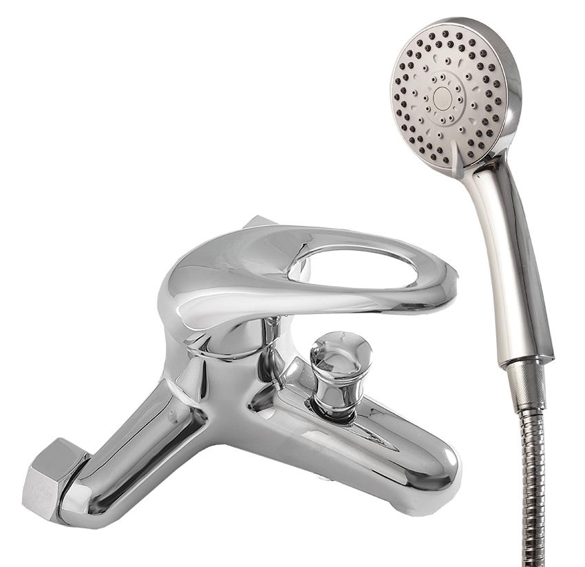 Змішувач для ванни Frap F3003 короткий литий гусак Хром (34515)