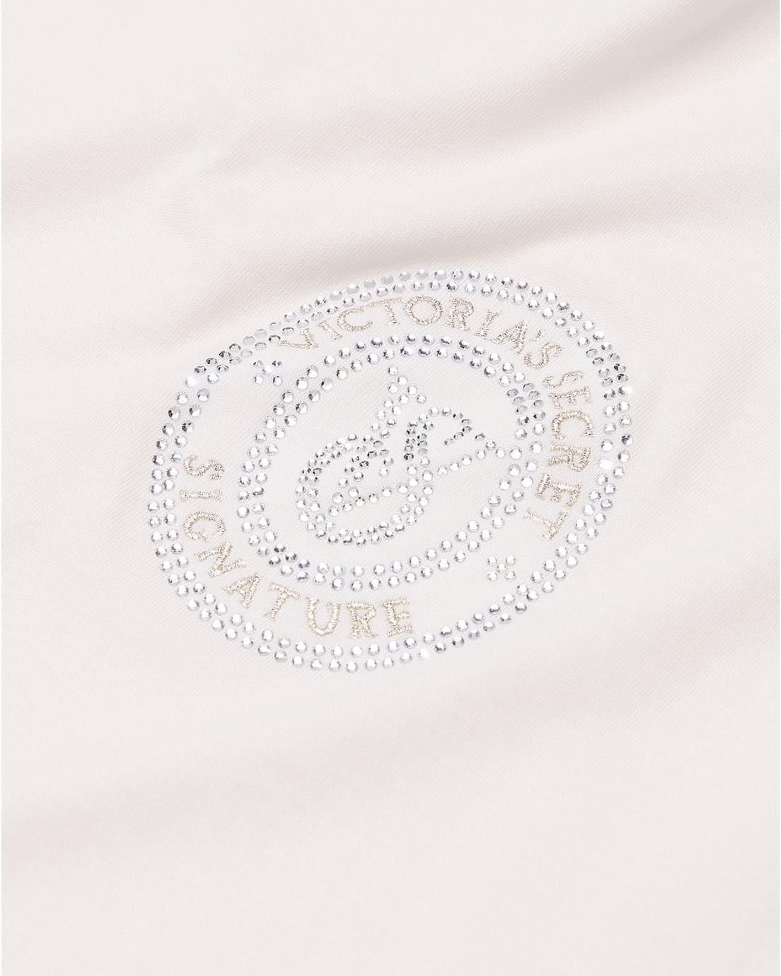 Піжама фланелева світшот/шорти Victoria's Secret Flannel Long-Sleeve Tee-Jama Set XS Білий (26811523D) - фото 4