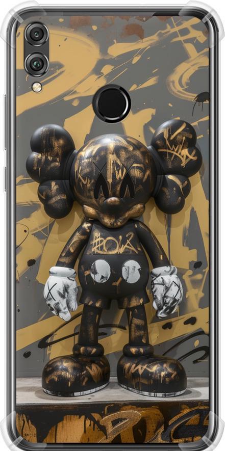Чехол на Huawei Honor 8X Bronze kaws (6097sp-1596-42517)