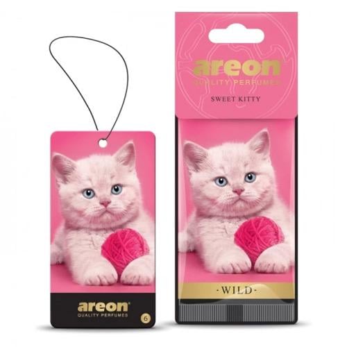 Освежитель воздуха AREON сухой лист Wild Sweet Kitty (AW06)