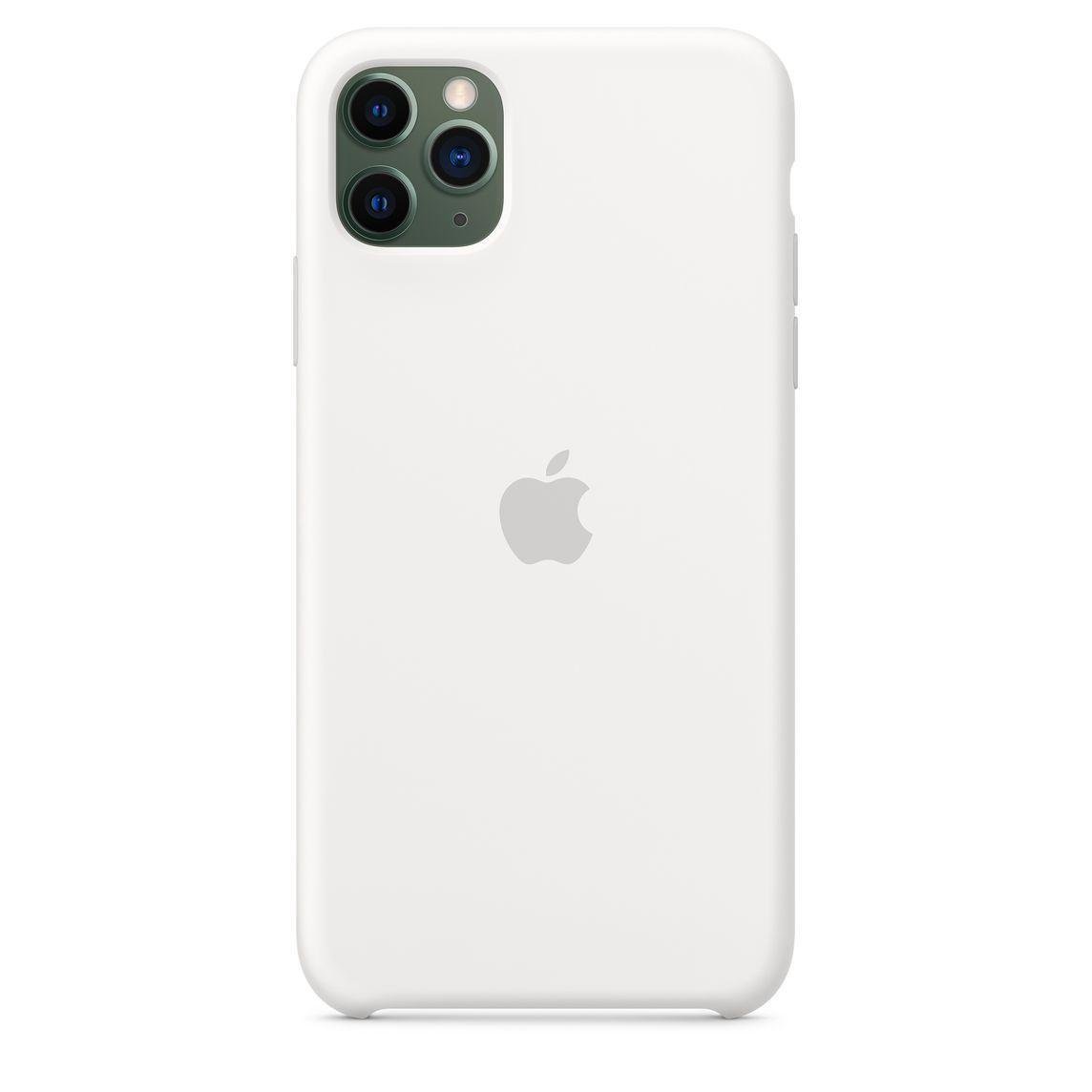 Силіконовий чохол накладка Apple Silicone Case for iPhone 11 Pro Max, White (HC) - фото 3