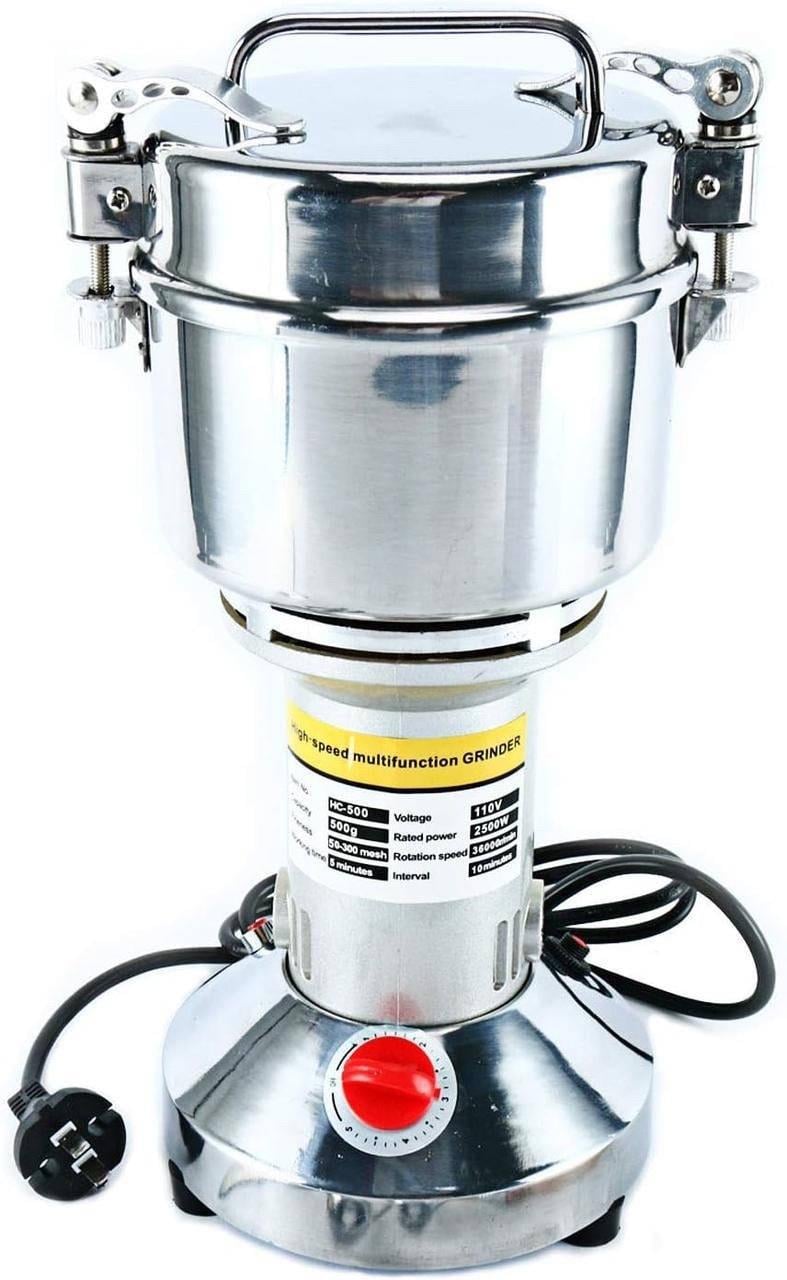 Зернодробарка YaeTek 500 г 220 В нержавіюча сталь високошвидкісна