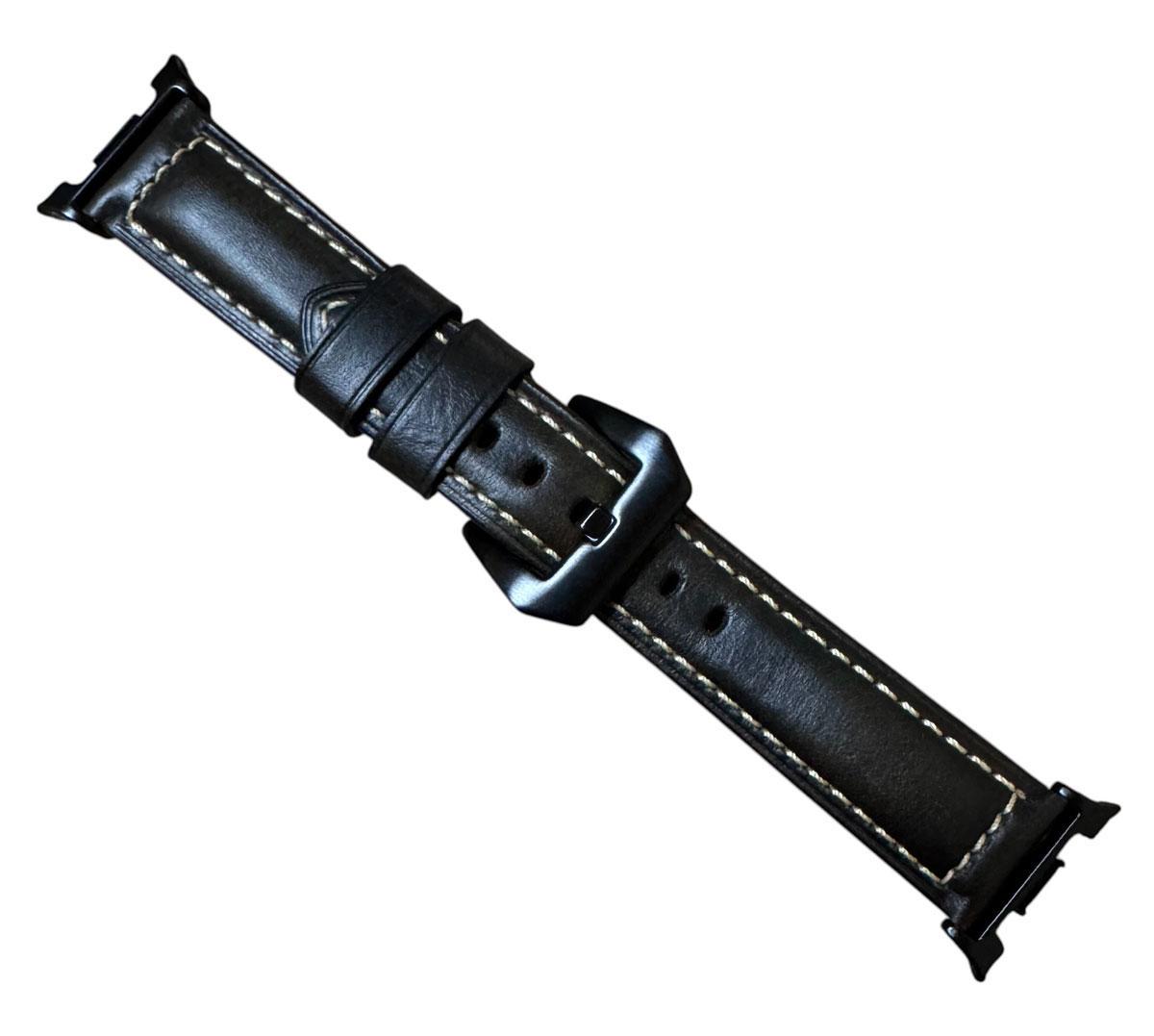 Ремешок кожаный Primolux F001 Black buckle для часов Samsung Galaxy Watch 8 46/44/40 мм Dark Brown (2767543490) - фото 5 Ремешок кожаный Primolux F001 Black buckle для часов Samsung Galaxy Watch 8 46/44/40 мм Dark Brown (2767543490) - фото 5