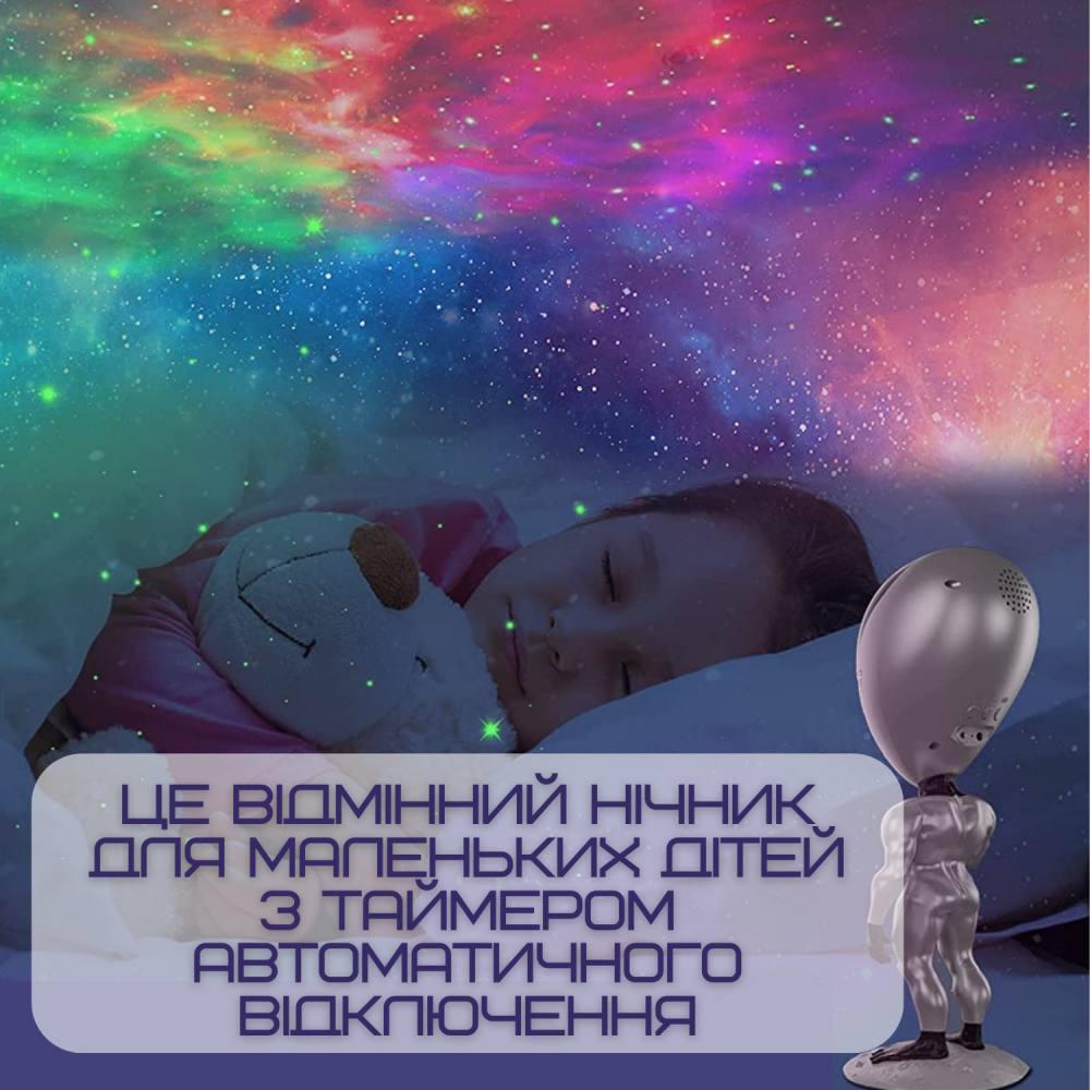 Проектор лазерный Звездного Неба AlienSUN Пришелец 8 режимов 5 уровней интенсивности с функцией повторения слов и таймером - фото 6 Проектор лазерный Звездного Неба AlienSUN Пришелец 8 режимов 5 уровней интенсивности с функцией повторения слов и таймером - фото 6