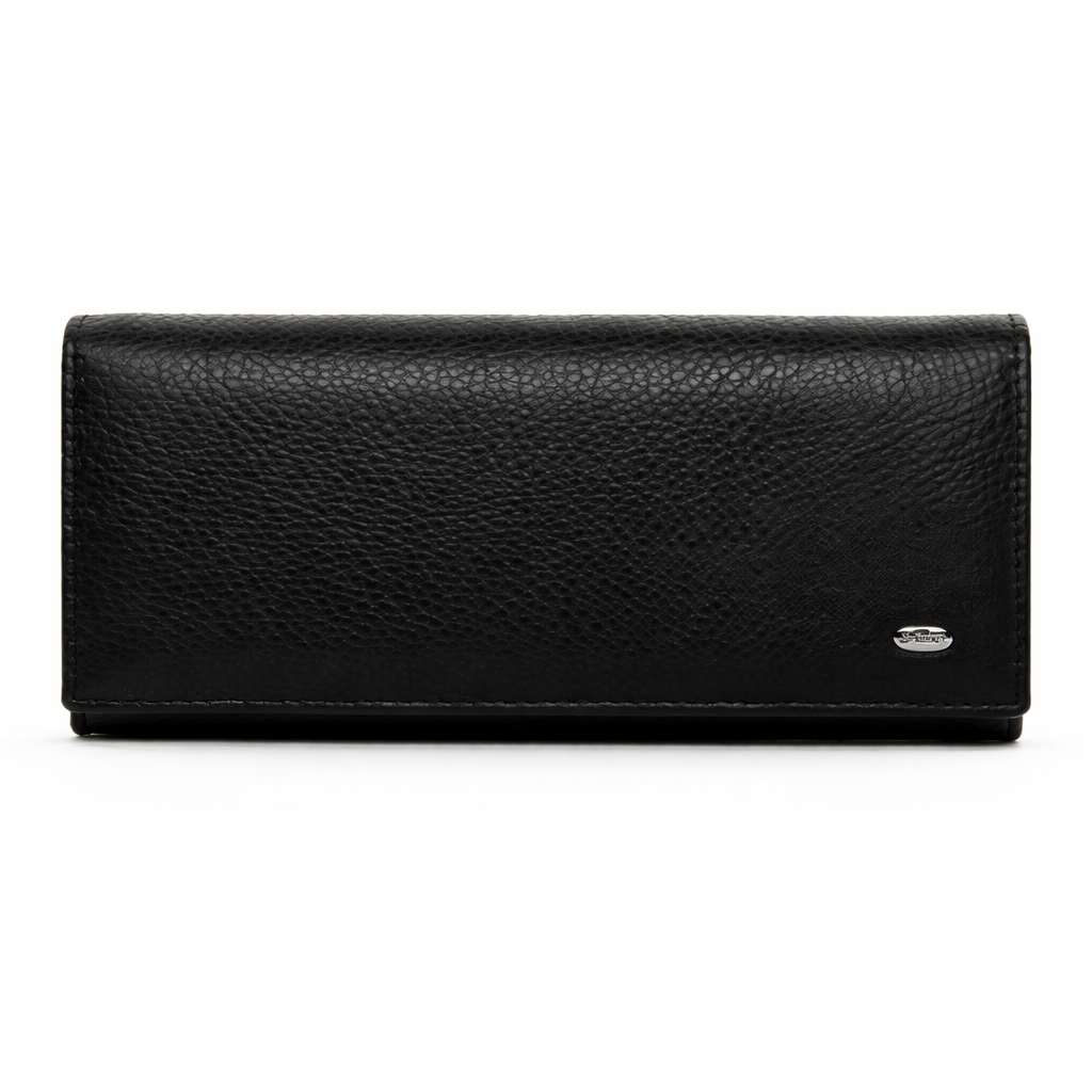 Кошелек женский Балиса из натуральной кожи 116 Черный (7289-22)