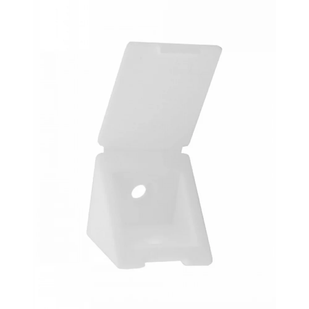 Кутник монтажний Mesan одинарний меблевий пластиковий Білий (PD0692)