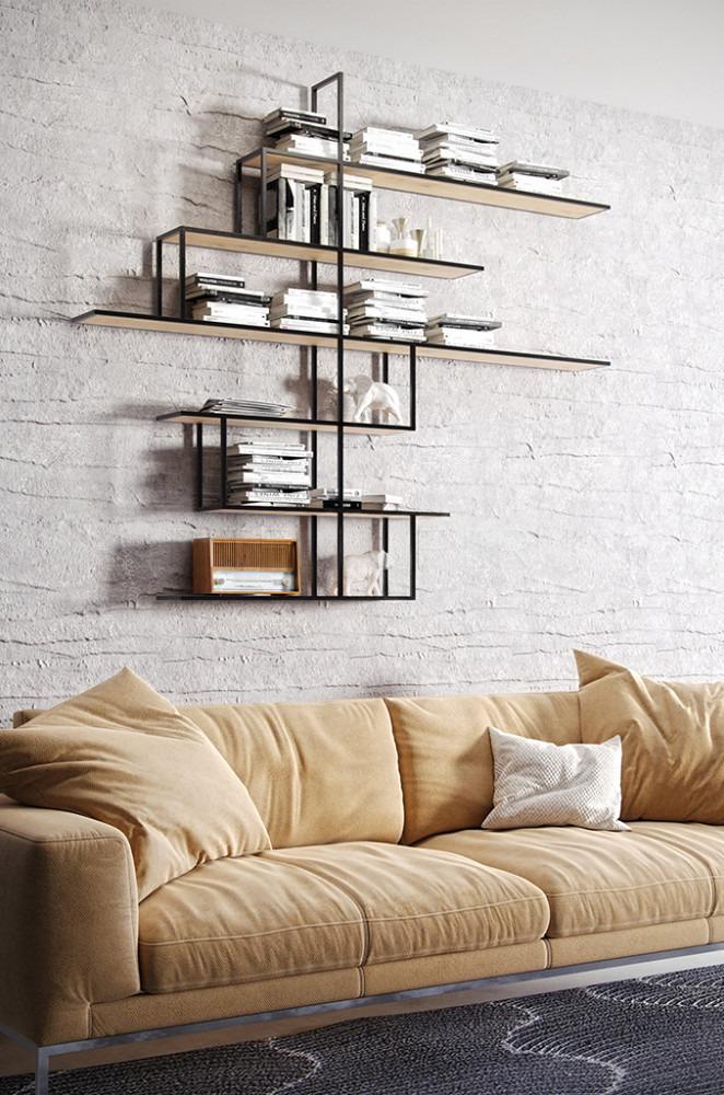 Полка настенная EcoLoft IN-2793 Лофт Светло-коричневый (28526149)