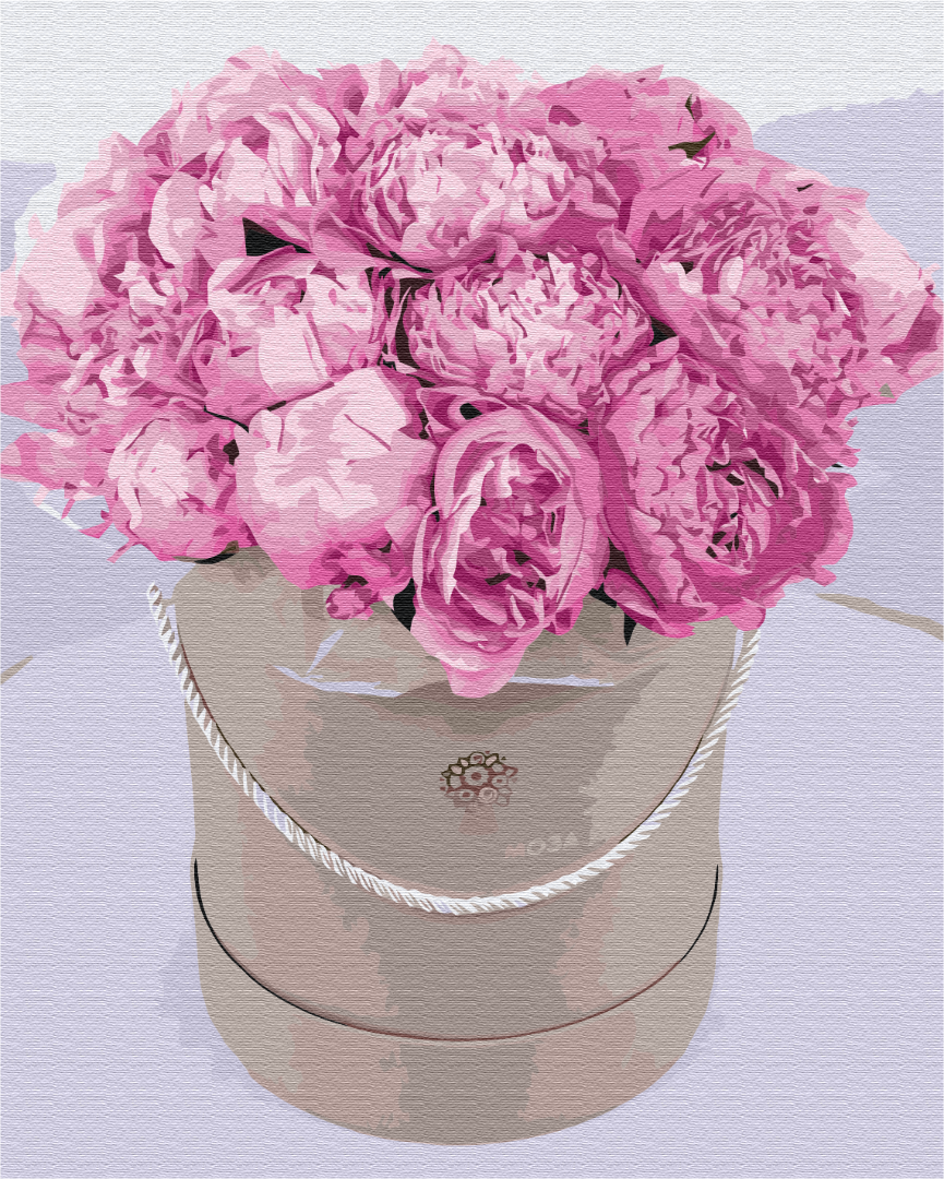 Картина по номерам Brushme Пионы для любимой 48x60 см (BS30726L)