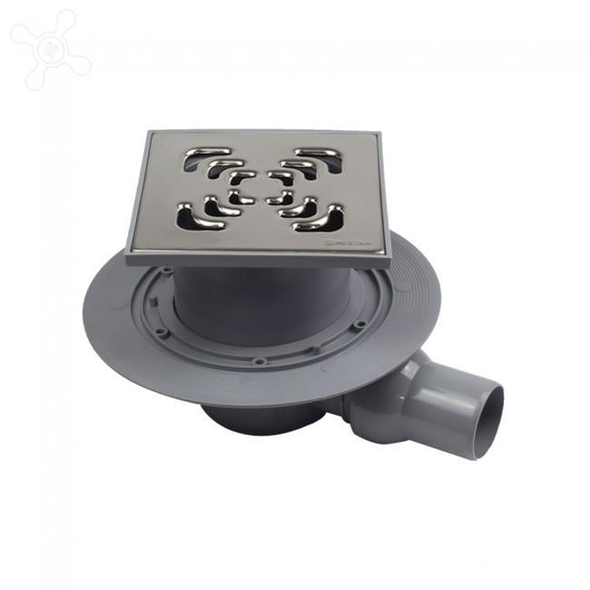 Трап для душа Pestan Confluo Square-1 боковой 15x15 см (13000005)