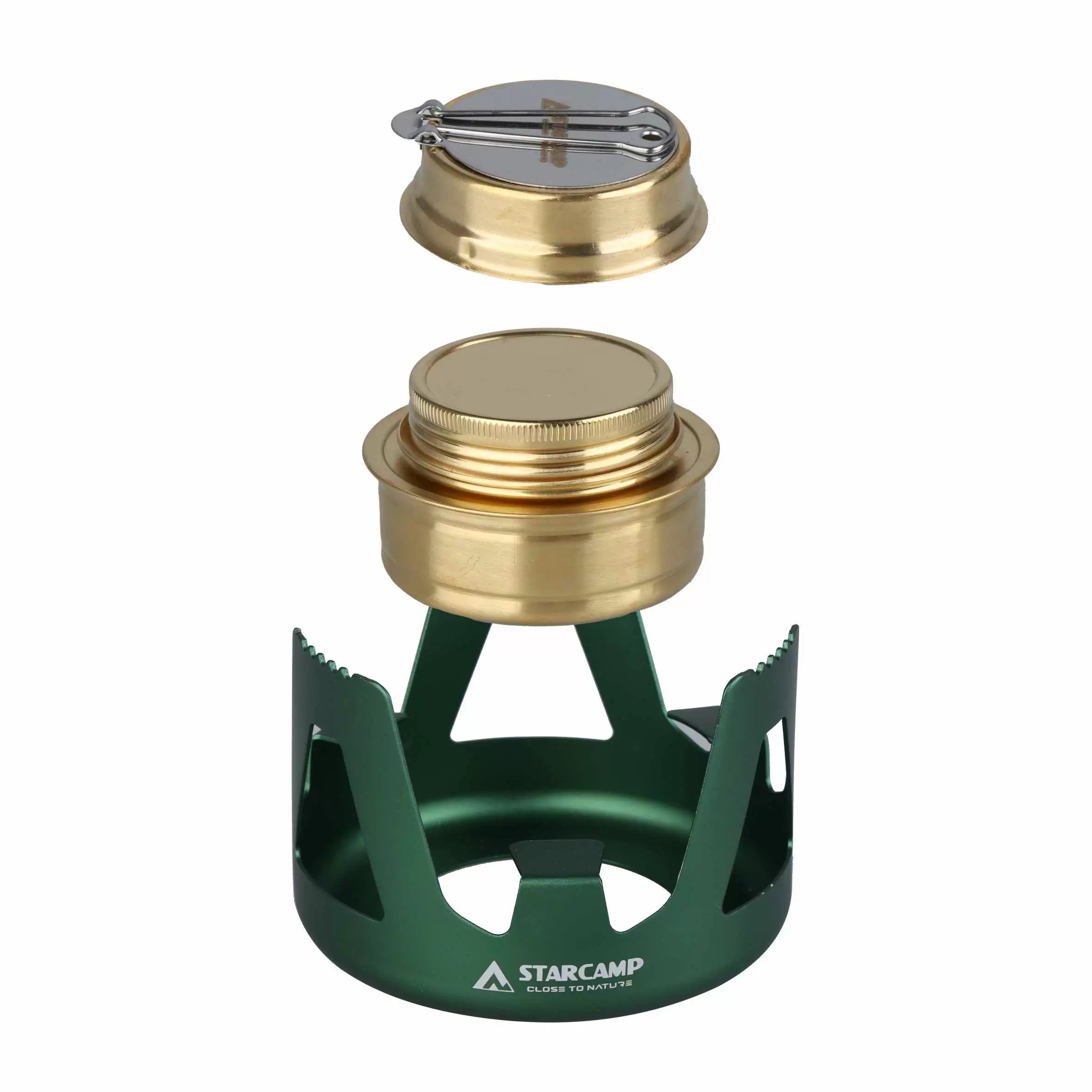 Спиртовий пальник Starcamp HX-AS01 Green (SC127) - фото 2 Спиртовий пальник Starcamp HX-AS01 Green (SC127) - фото 2
