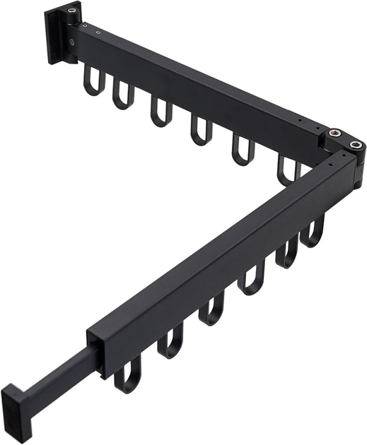 Сушилка для одежды настенная SKLM-2 для балкона 3 секции из алюминиевого сплава 101+23х10х6,5 см (8-18-M17042)