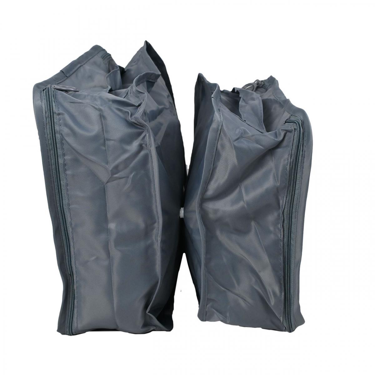 Набір органайзерів для подорожей 8в1 нейлон Сірий (КДО-40-51) - фото 4 Набір органайзерів для подорожей 8в1 нейлон Сірий (КДО-40-51) - фото 4