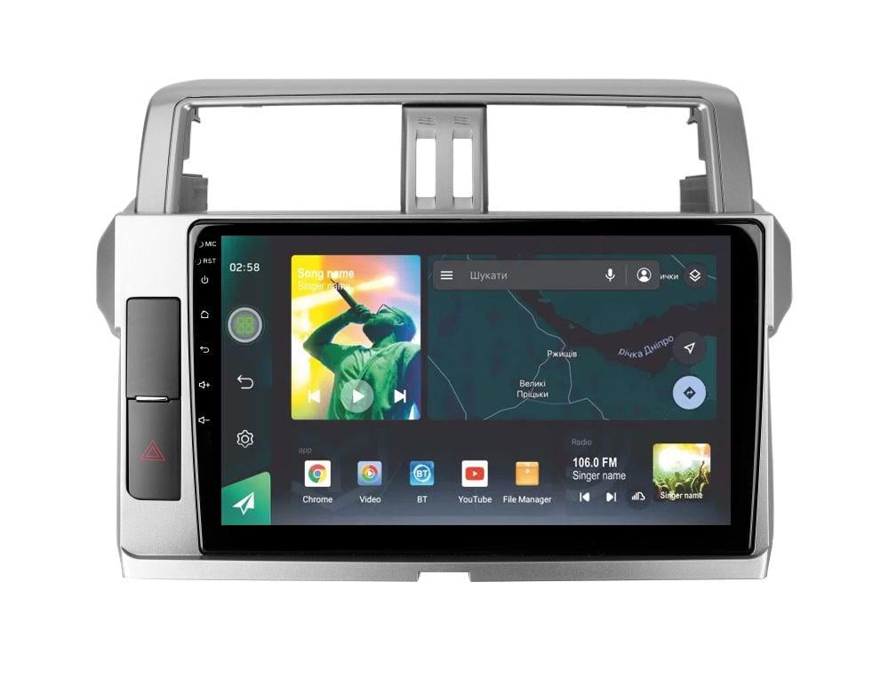 Магнитола штатная Sigma X10464 10 4/64 GB Toyota Land Cruiser Prado 150 2013-2017 10" (AR-72395)