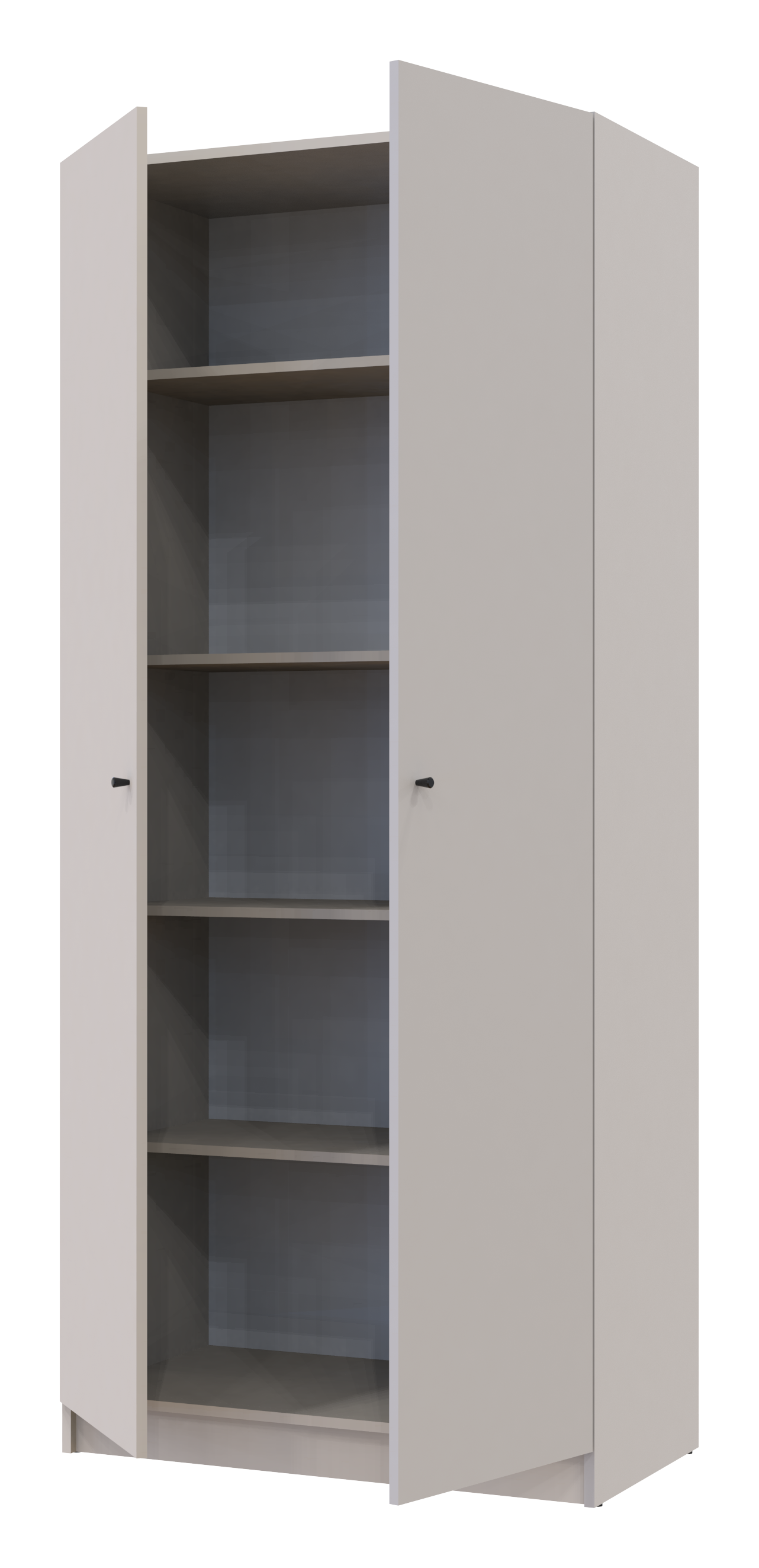 Шкаф для одежды Doros Promo с полками 2 ДСП 90х48х204 см Кашемир (80737670)