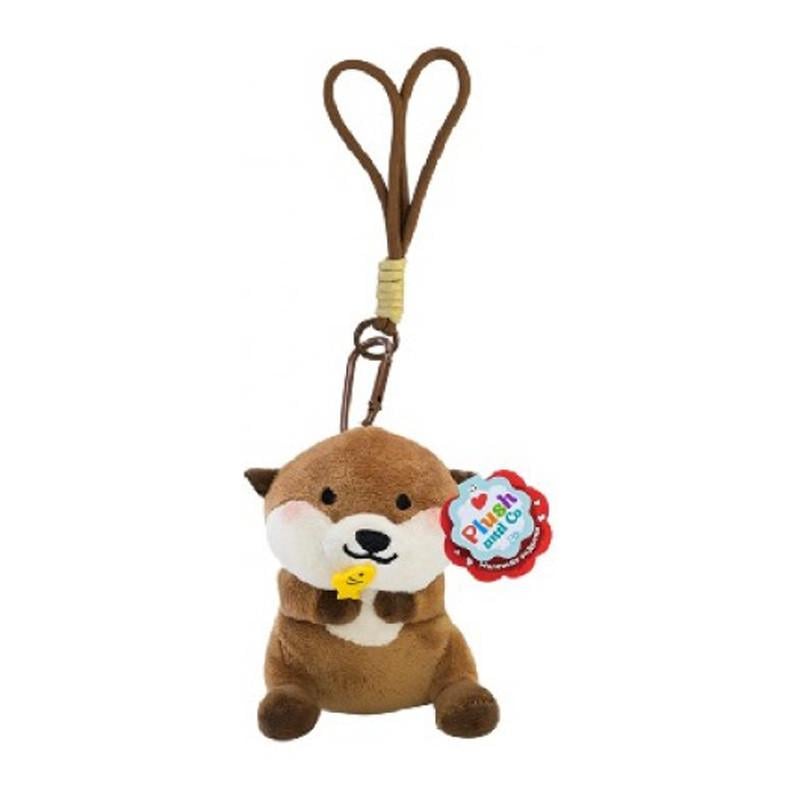 Мягкая игрушка-брелок Plush and Co Видря Коричневый (IY-189-Y-466)