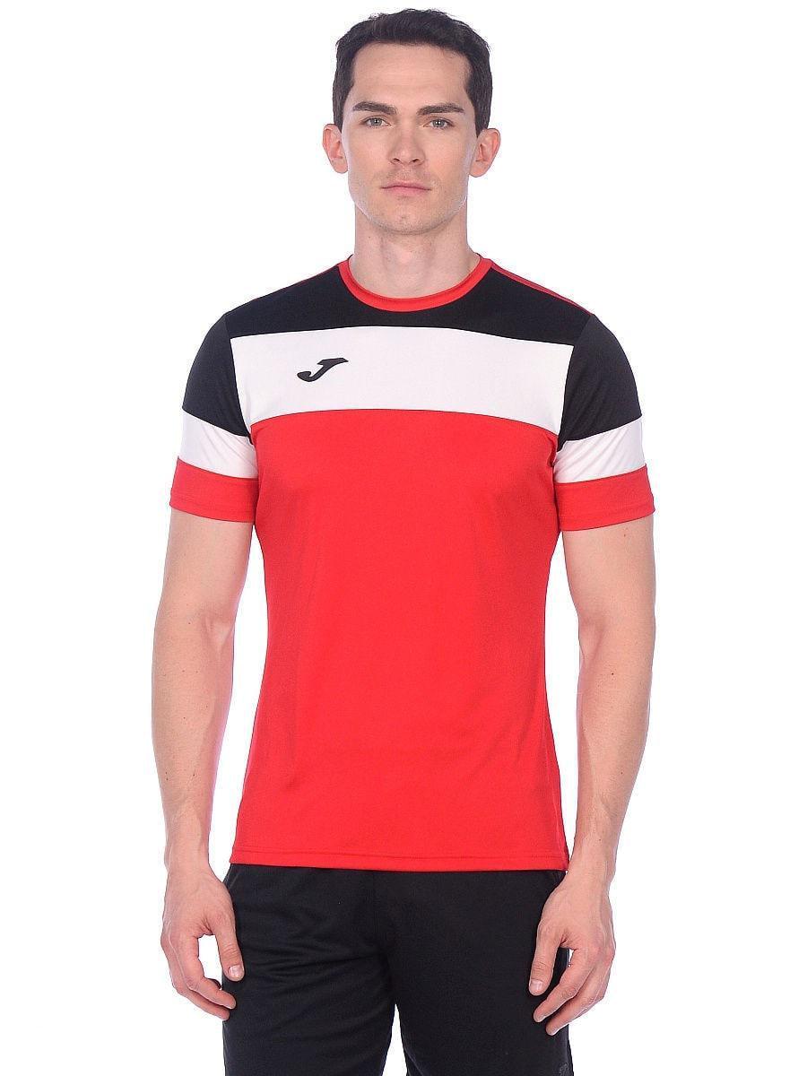 Футболка Joma 101534.601 Crew Iv T-Shirt S/S L Red/Black