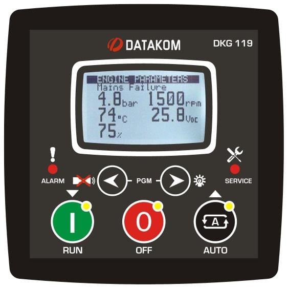 Контролер ручного та дистанційного керування генератором DATAKOM DKG-119 - фото 1