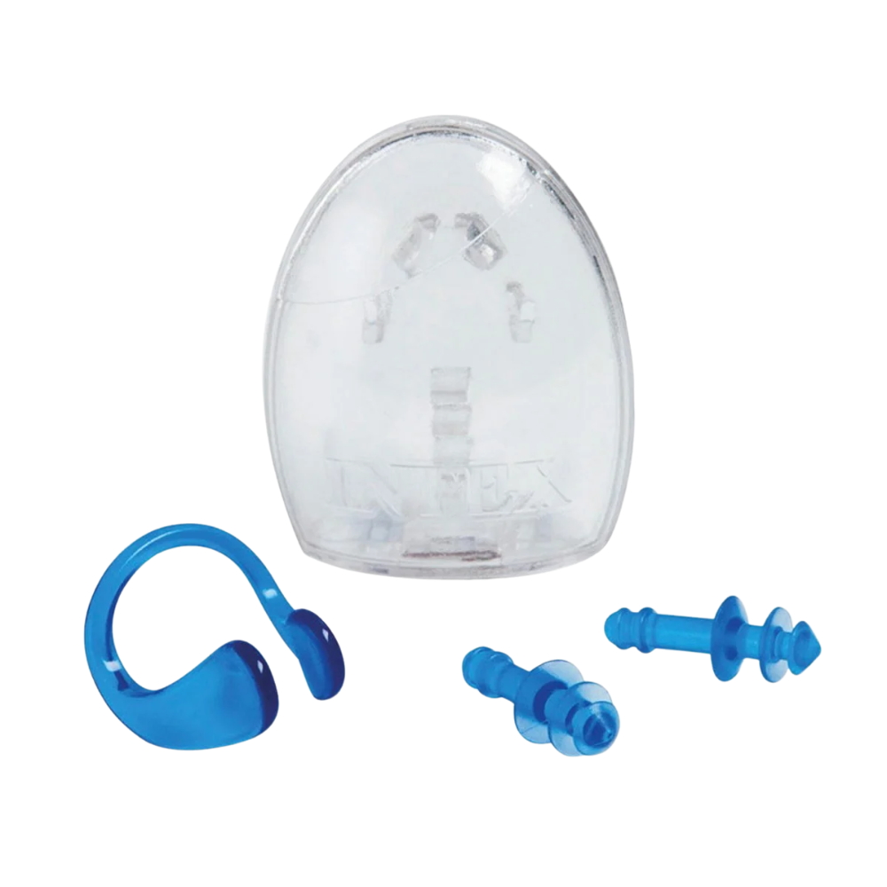 Беруши для плавания и зажим для носа Intex поливиниловые универсальные для бассейна 7/1