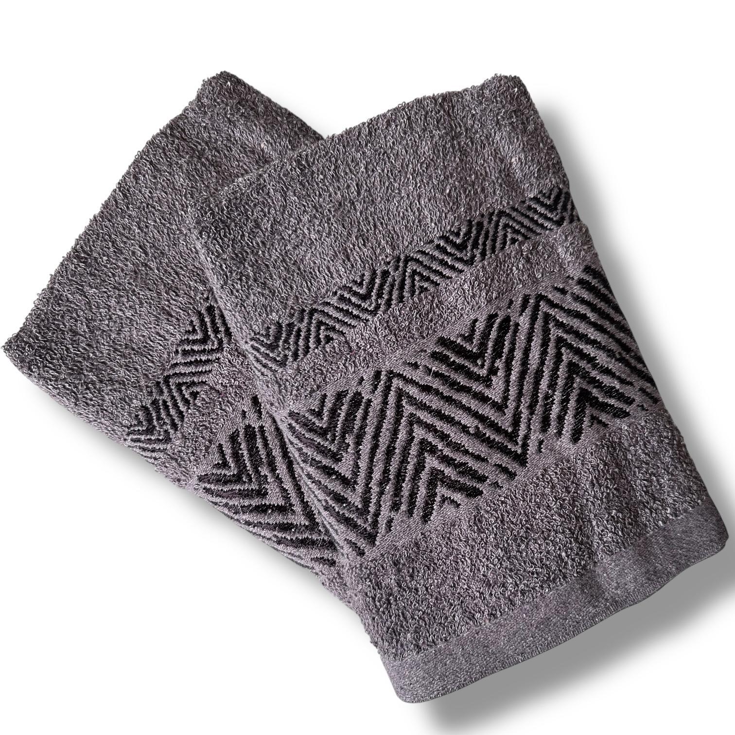 Полотенце махровое Malloory Home 45x95 см Темно-серый (6723-3) - фото 2