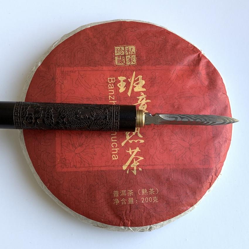 Чай Шу пуэр Banzhangschucha 2019 года блин 200 г - фото 2 Чай Шу пуэр Banzhangschucha 2019 года блин 200 г - фото 2