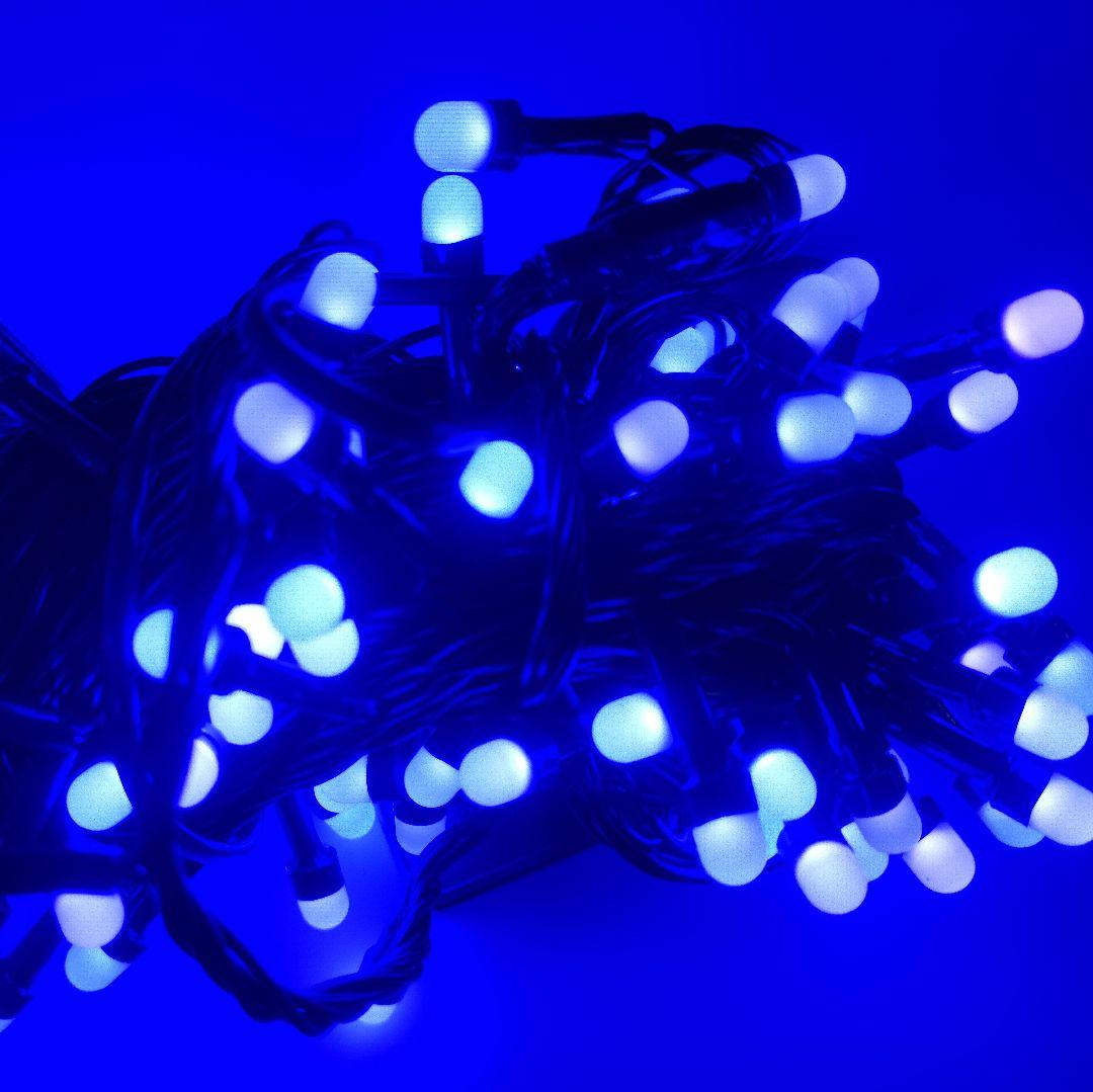 Гірлянда світлодіодна Ltl Молочна 100 led стринг Синій - фото 7 Гірлянда світлодіодна Ltl Молочна 100 led стринг Синій - фото 7