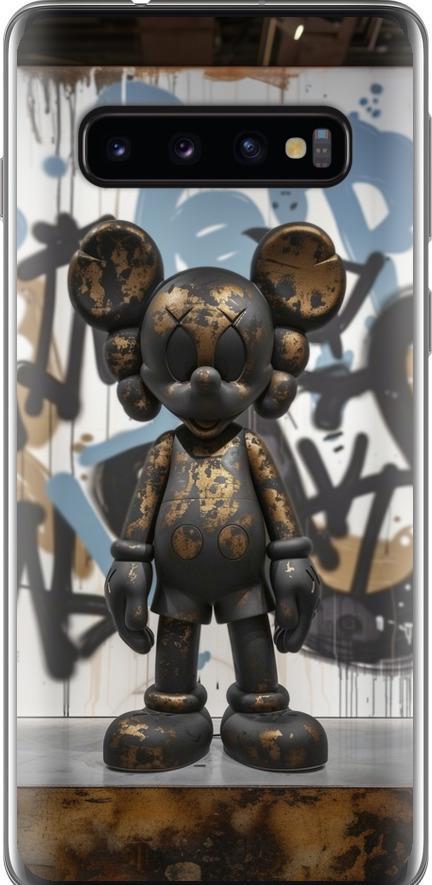 Чехол на Samsung Galaxy S10 Bronze kaws v2 (6098u-1640-42517)