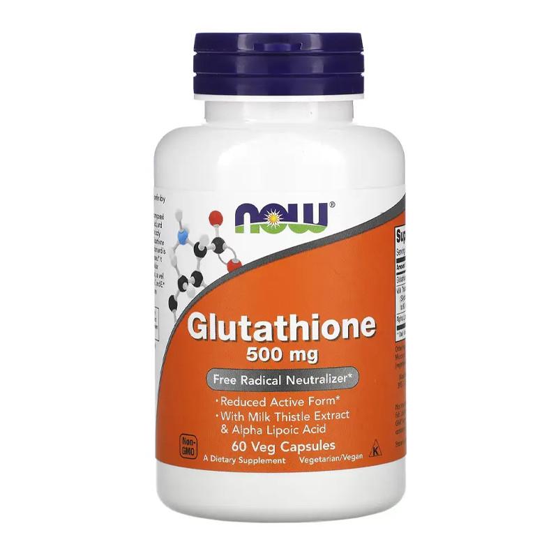 Глутатіон NOW Glutathione 500 мг 60 капс. (19349-01)