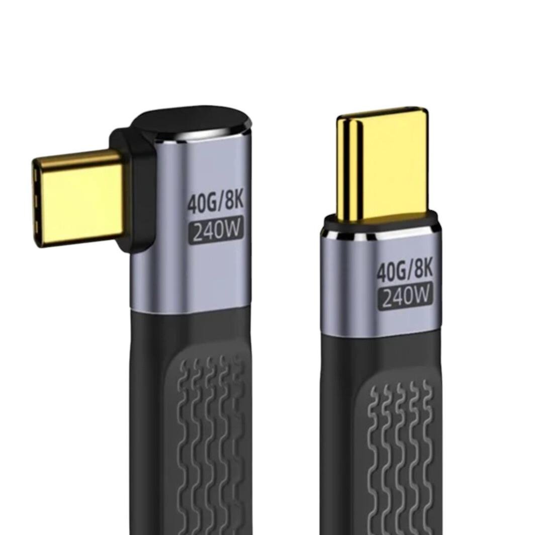 Кабель для передачи аудио-видео сигналов I-Taki USB-C 40 Gb/s 13 см быстрая зарядка 240W (000049349)