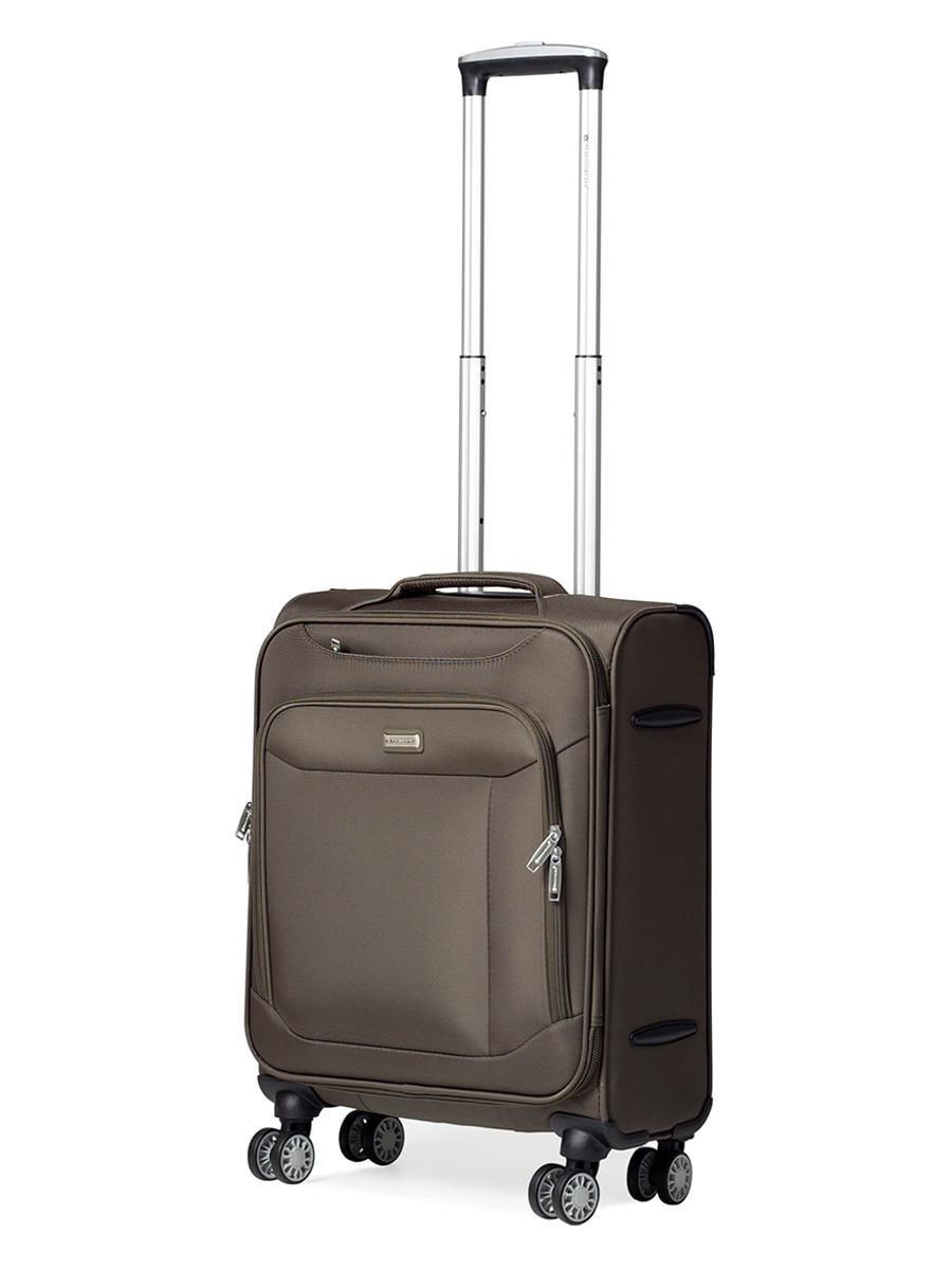 Чемодан ручная кладь Snowball ткань S 55х36х20 см 35 л 2,5 кг Хаки (87303)