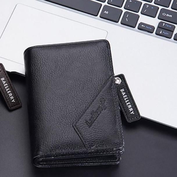 Кошелек мужской с монетницей Черный (A_10930)