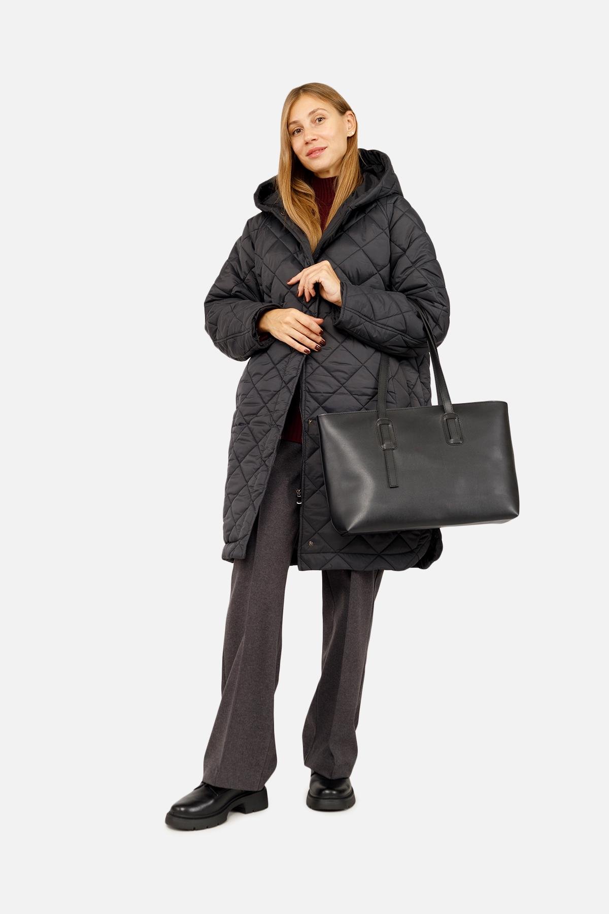 Куртка жіноча ЦБ-00259284 р. 42 Чорний (28422232) Куртка жіноча ЦБ-00259284 р. 42 Чорний (28422232)