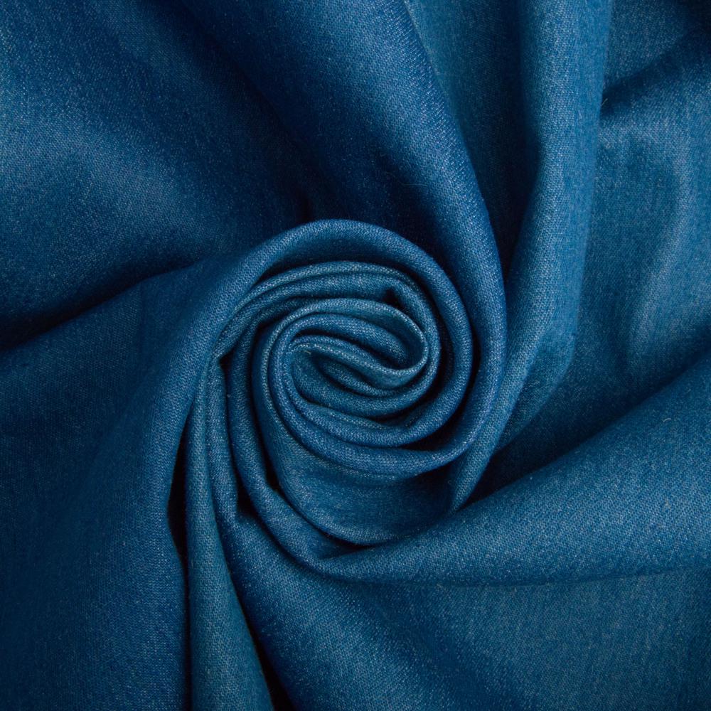 Ткань джинс 280 гр/м2 155 см Темно-голубой (26208)