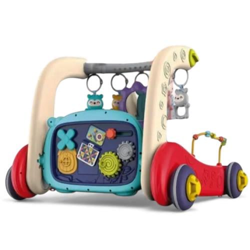 Ходунки с бизибордом/пианино и ковриком (jmtv 9064)