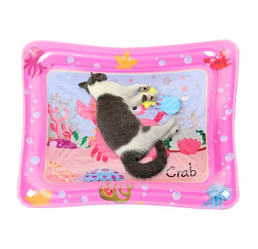 Развивающий игровой коврик для детей BABY Water Play Mat Краб водный надувной 69х50 см Розовый (1000-38823) - фото 3 Развивающий игровой коврик для детей BABY Water Play Mat Краб водный надувной 69х50 см Розовый (1000-38823) - фото 3